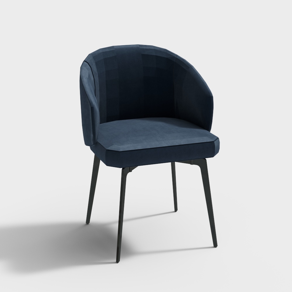 back-rest chair navy