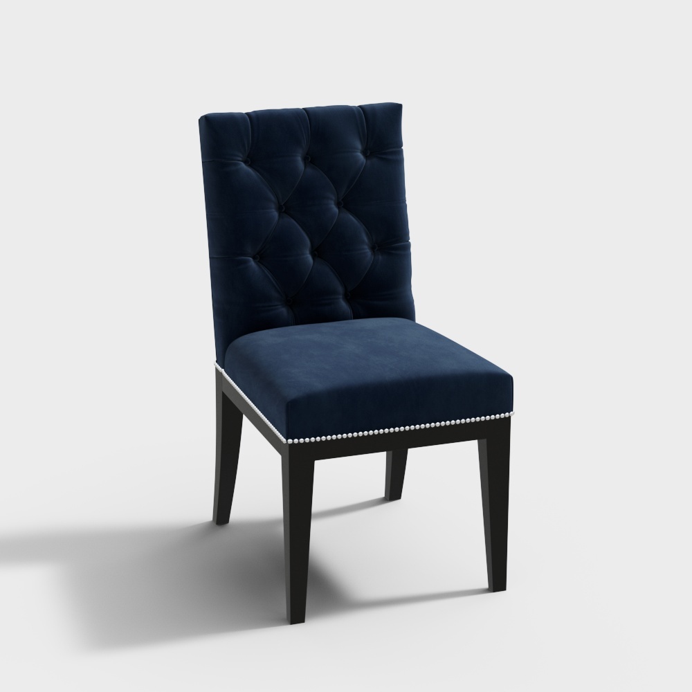 back-rest chair navy