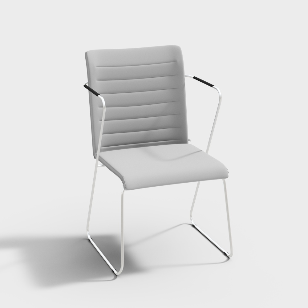 back-rest chair grey