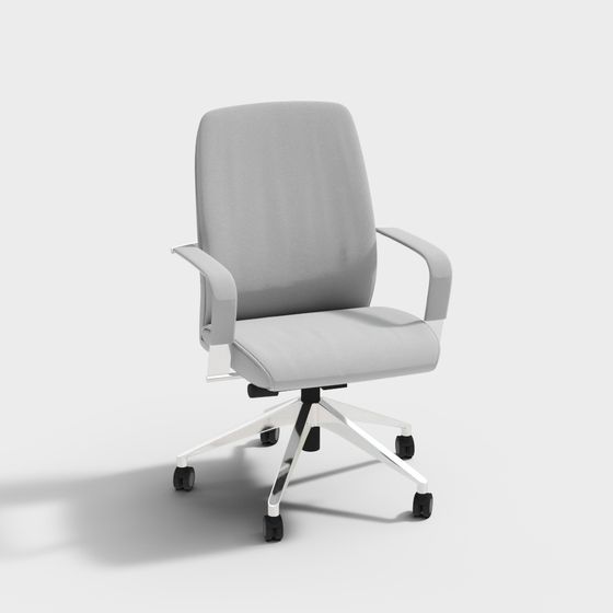Modern Low-Polygon Office Chair 3D model