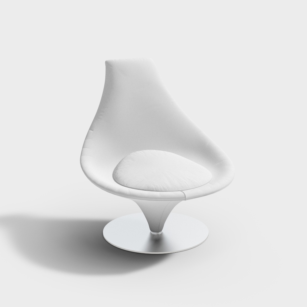 Fauteuil de salon Blanc Rétro