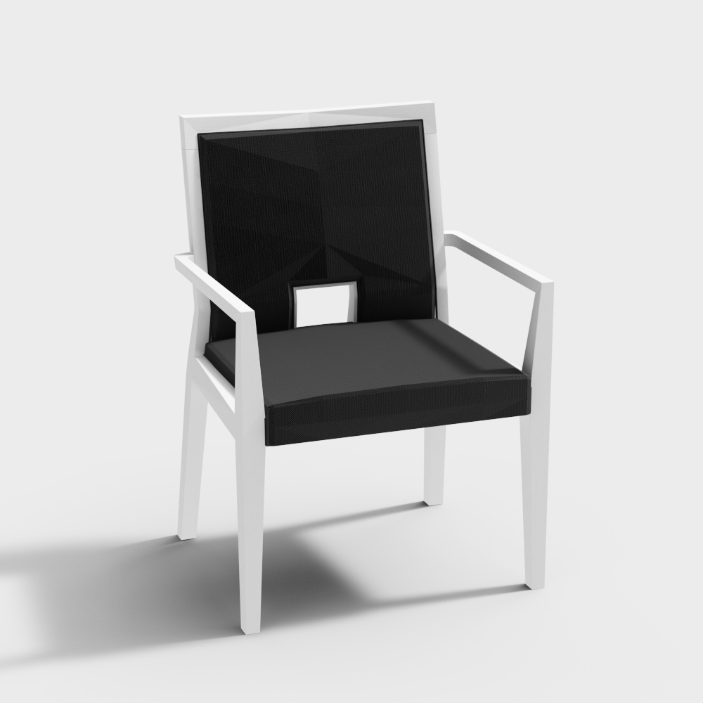 Elegant Minimalist Chair 3D model