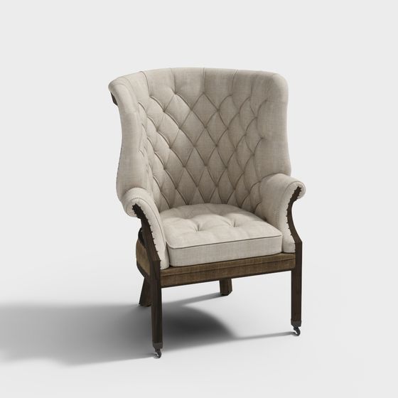 Elegant Armchair 3D model for Modern Design