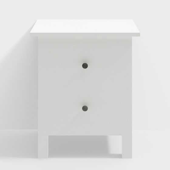 Minimalist Bedside Table 3D model