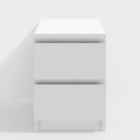 Minimalist Bedside Table 3D model