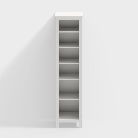 Modern IKEA Bookcase 3D Model for Stylish Storage