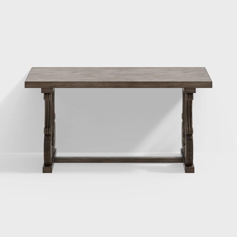 ポーチキャビネットブラウン