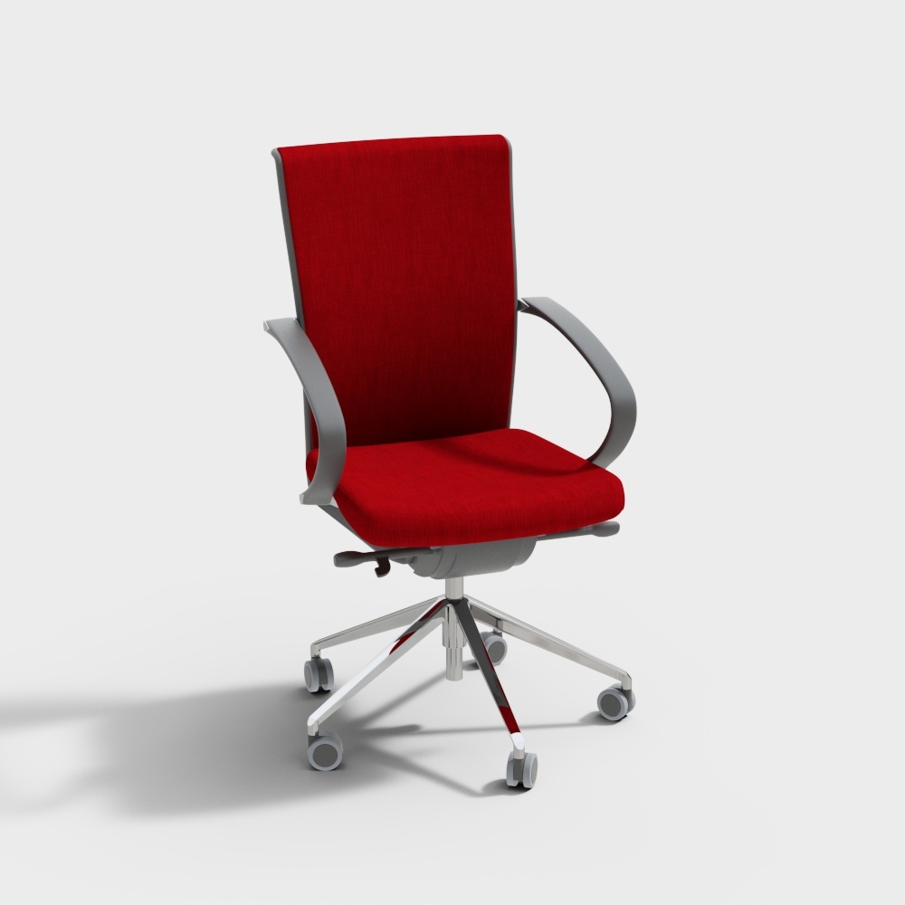 Chaise de Bureau Rouge