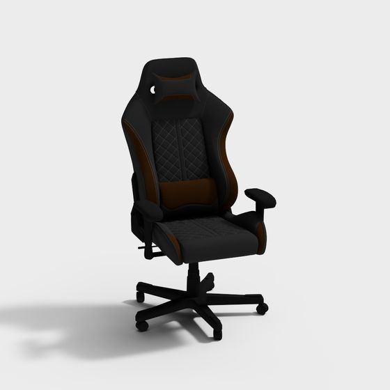 Stylish Gaming Chair 3D model for Designers
