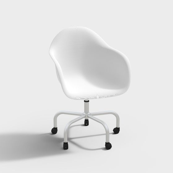 Silla de oficina blanca