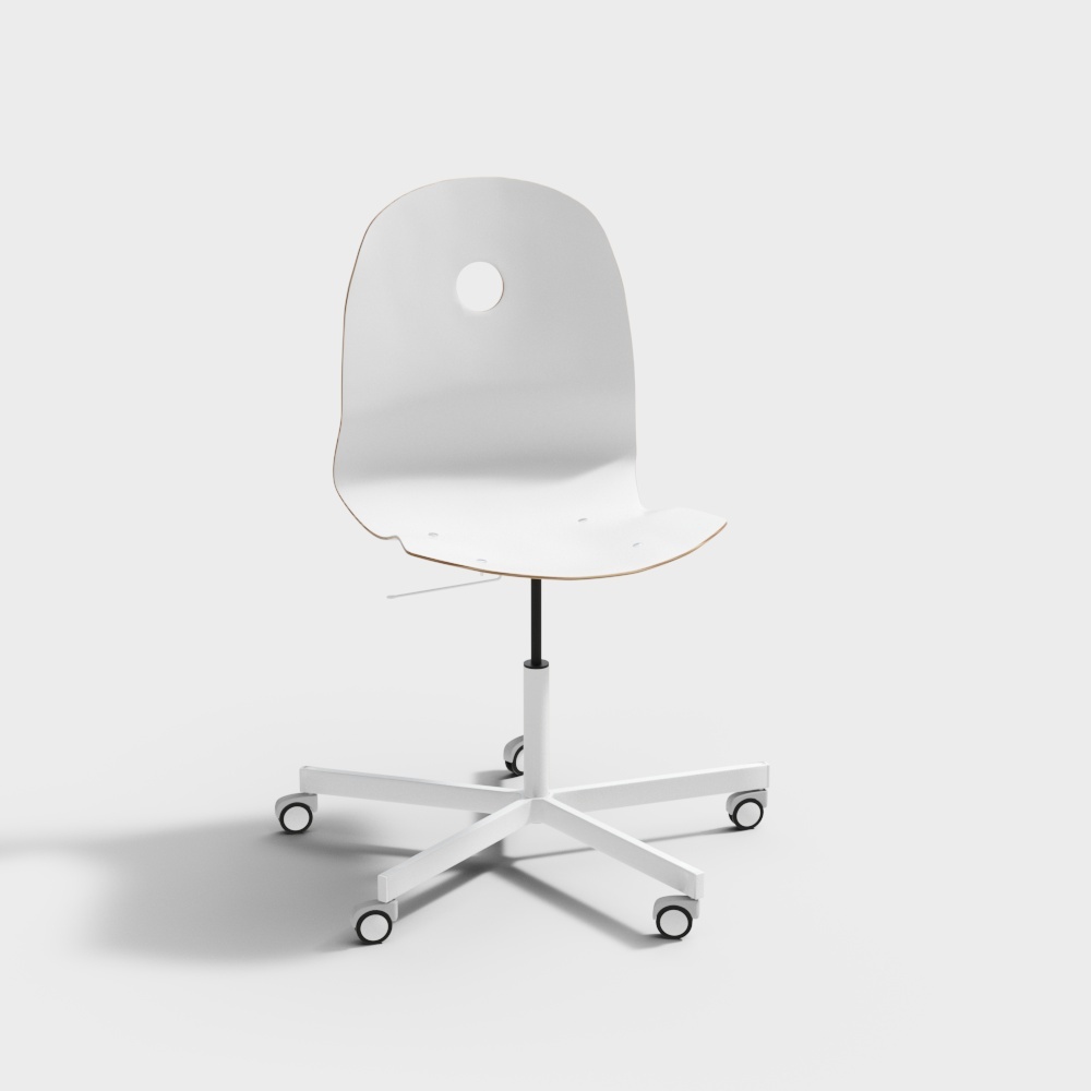 Chaise de bureau blanche