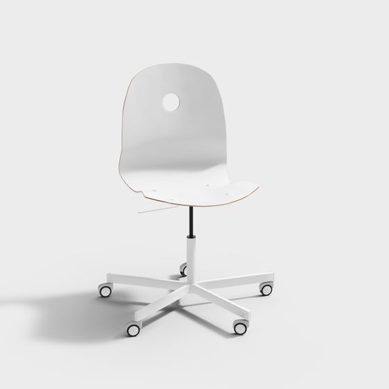 Chaise de bureau blanche