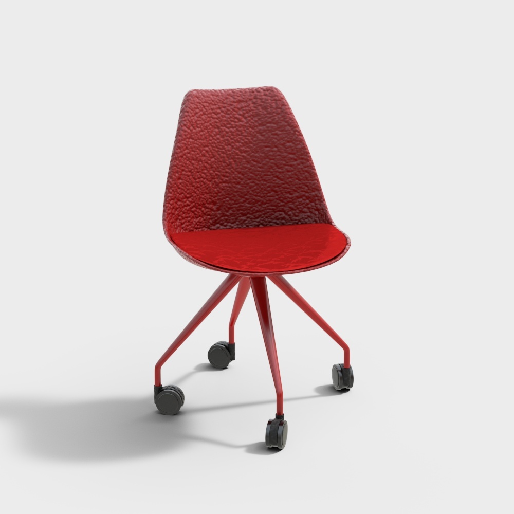 Silla de oficina roja