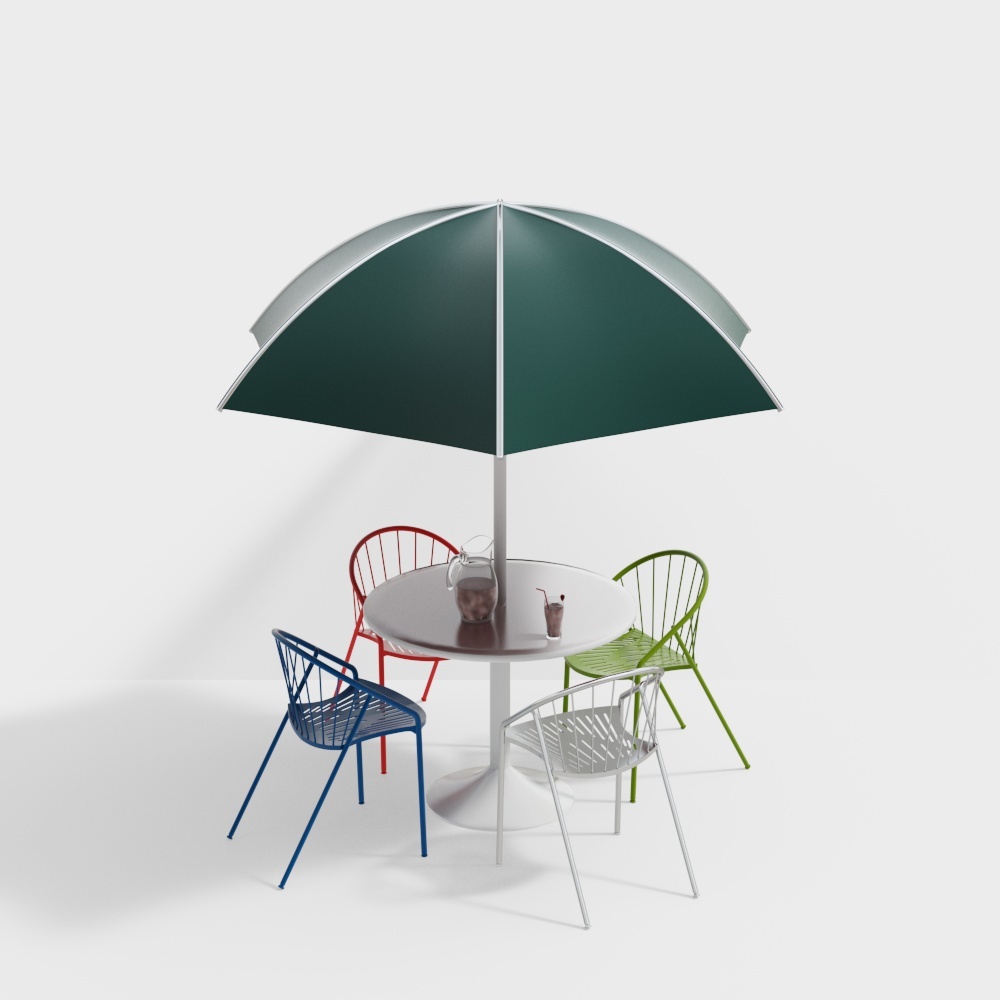 Dining table combination green