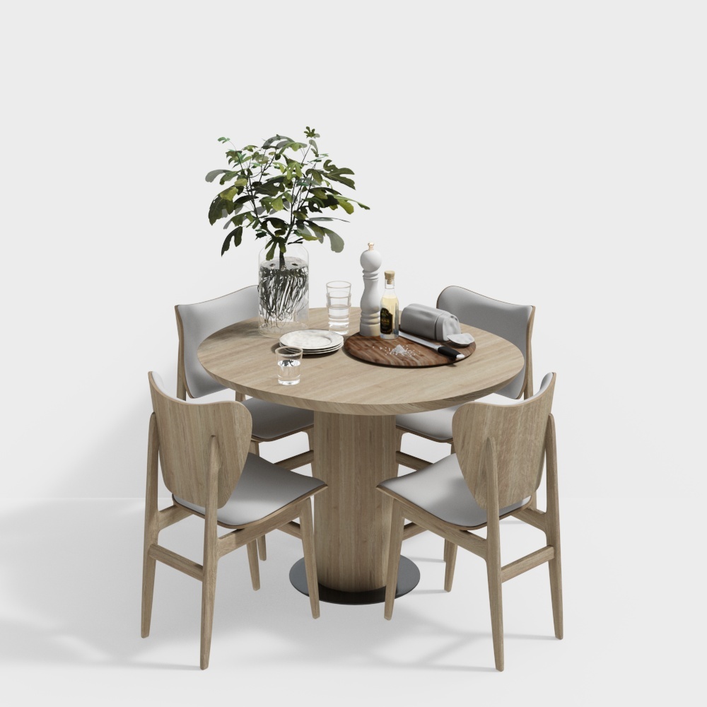 Dining table brown