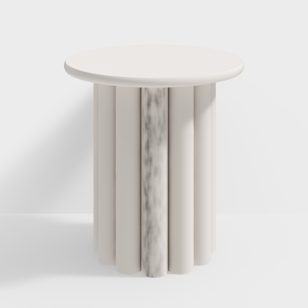 White Side Table