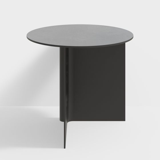 Чёрный прикроватный столик