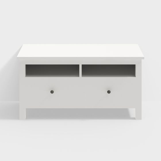 Minimalist TV Cabinet 3D model for Modern Spaces