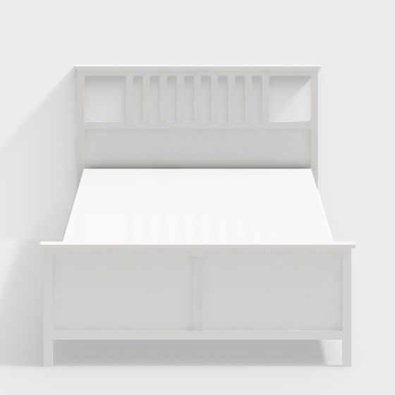 Minimalist Bed Frame 3D model for Modern Interiors