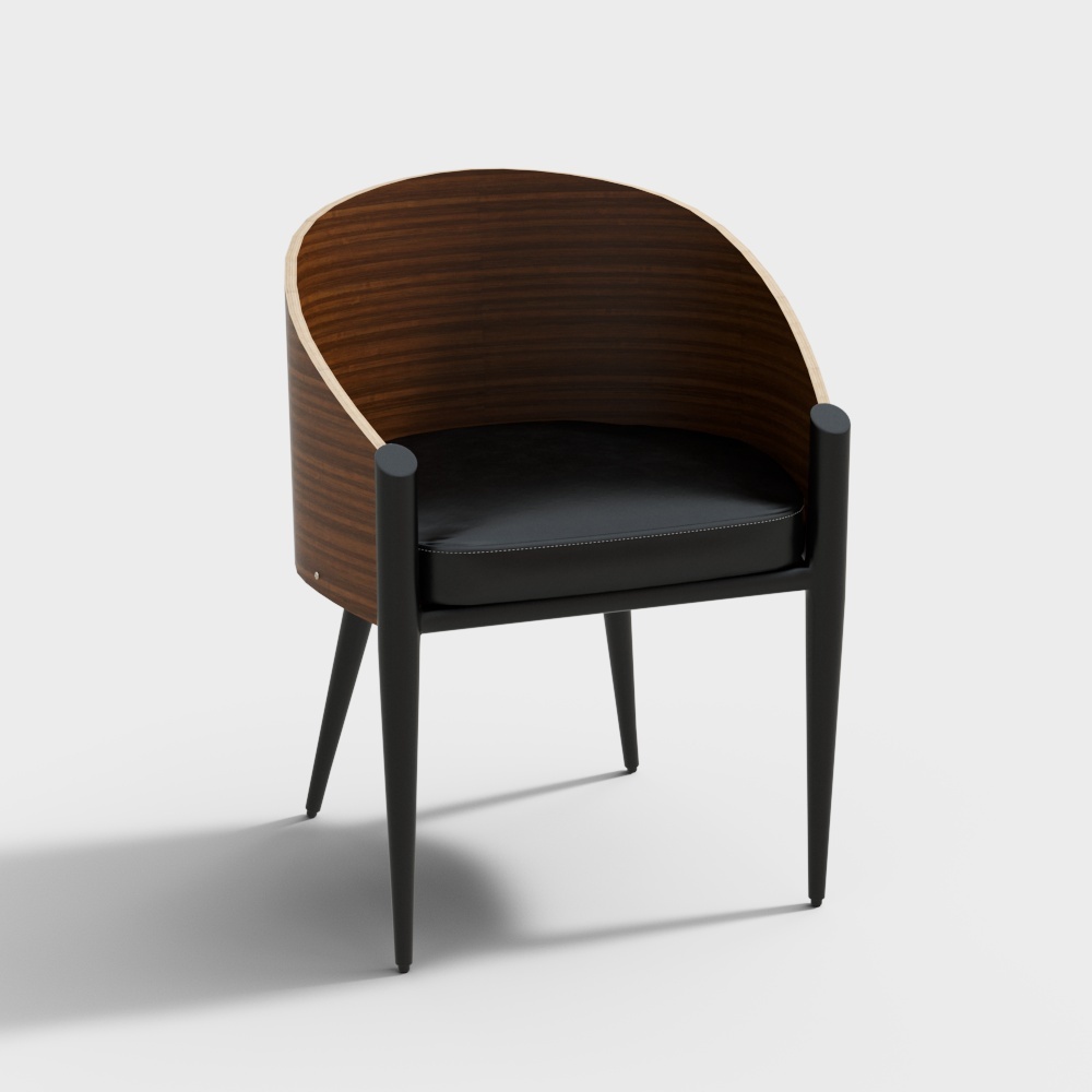 Chaise de repos marron