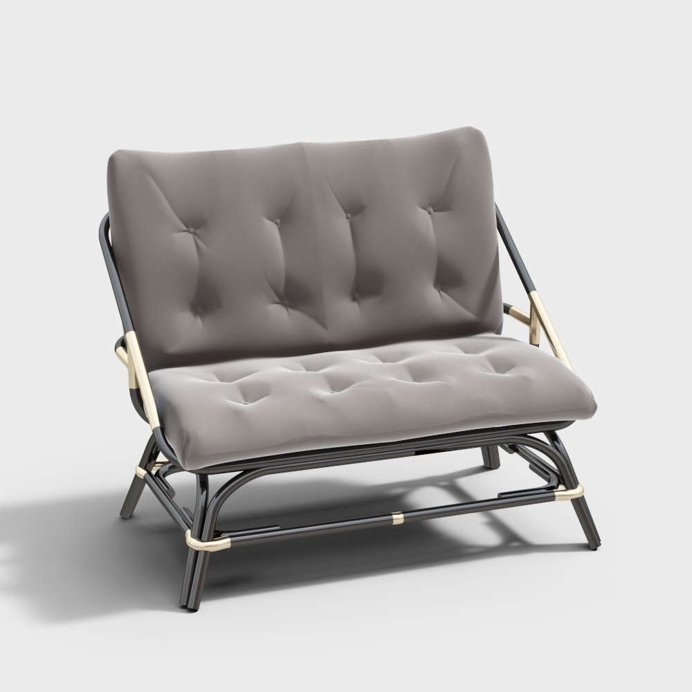 back-rest chair grey