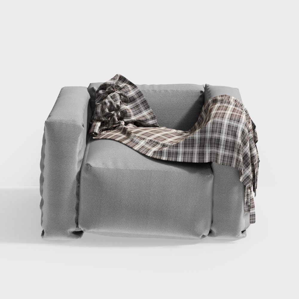 Ghế vải xu hướng hiện đại màu xám