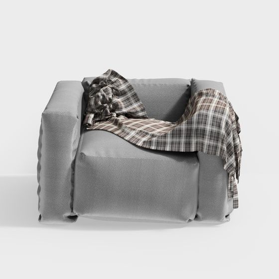 Ghế vải xu hướng hiện đại màu xám