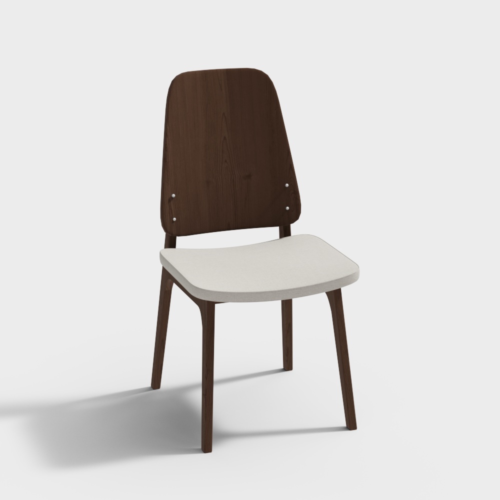 Sedia con Schienale Marrone