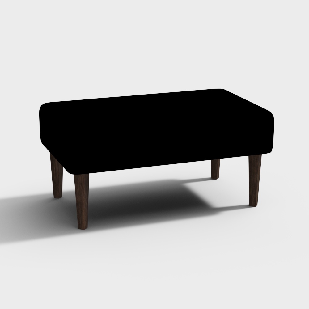 ブラックのソファベンチ