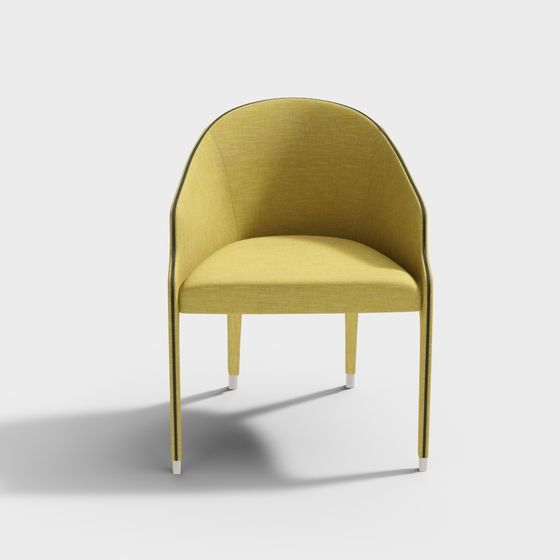 Stylish Low-Poly Armchair 3D model for Creative Spaces