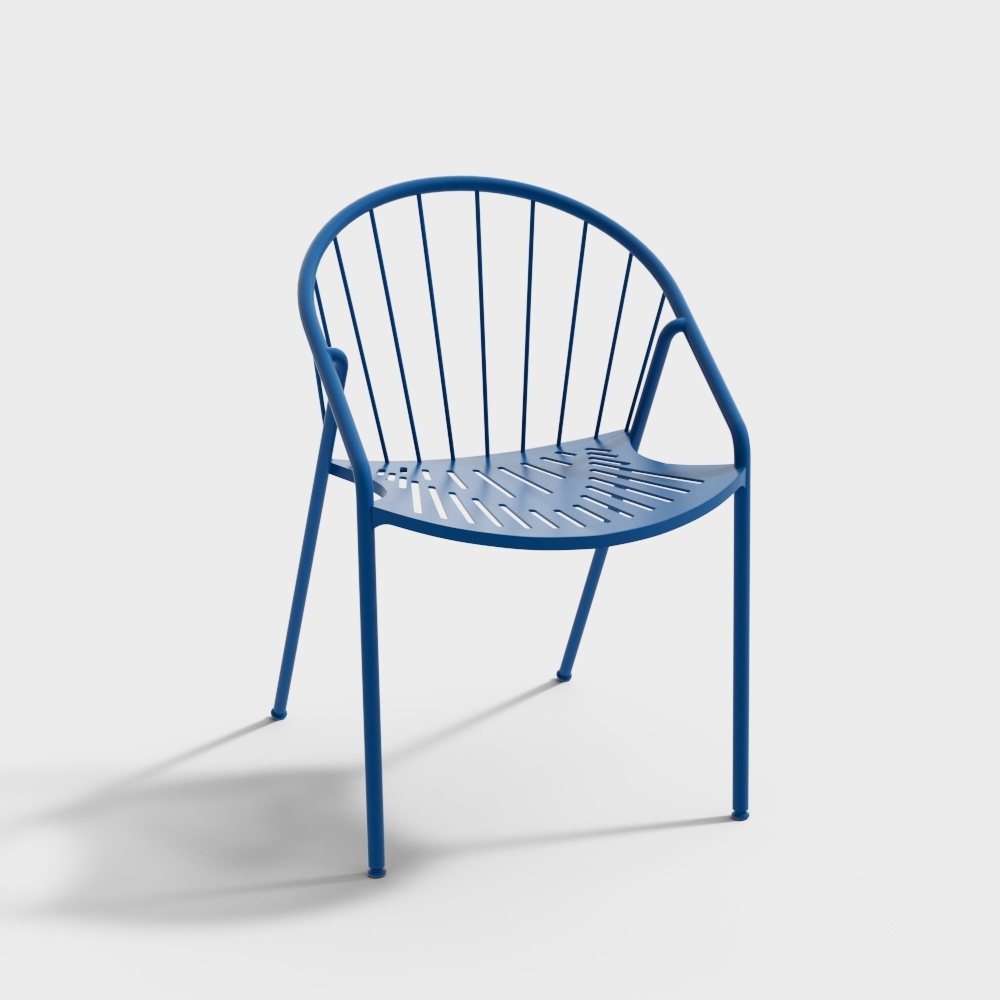 back-rest chair navy