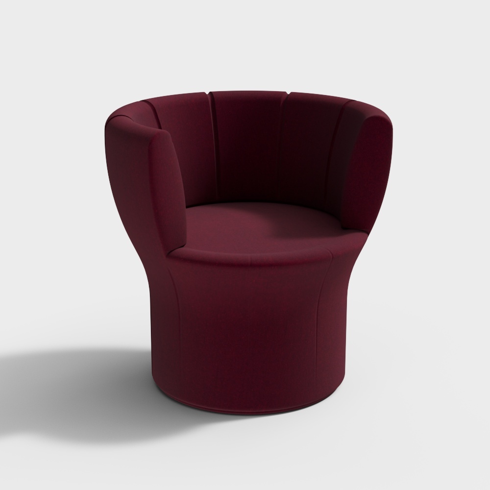 Sedia Rosa con Schienale