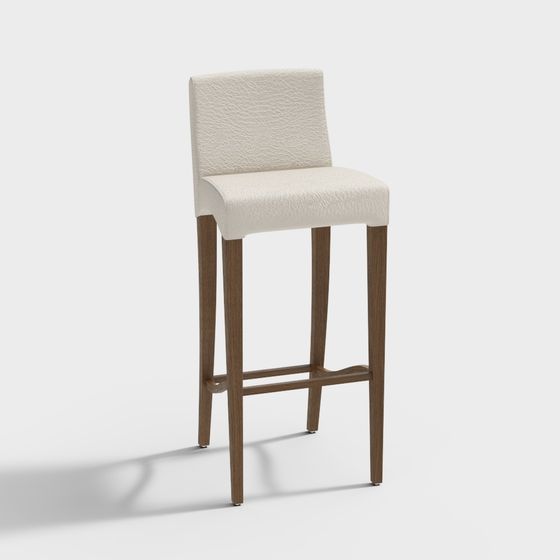 Chaise de bar blanche