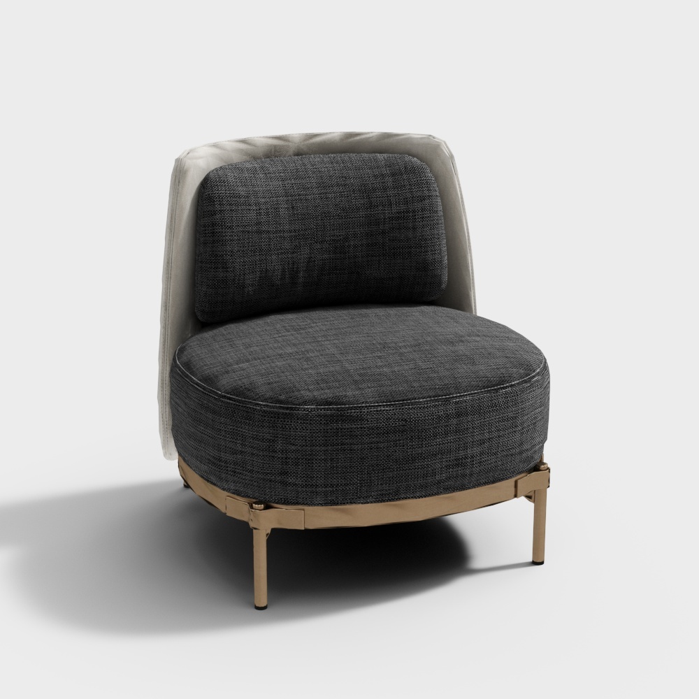 Chaise de bureau grise