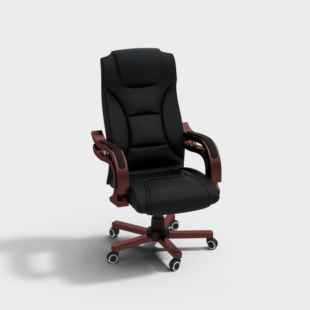 Silla de oficina negra