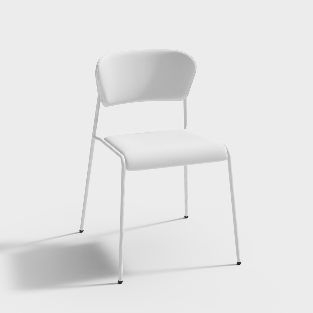 เก้าอี้สำนักงานสีขาว