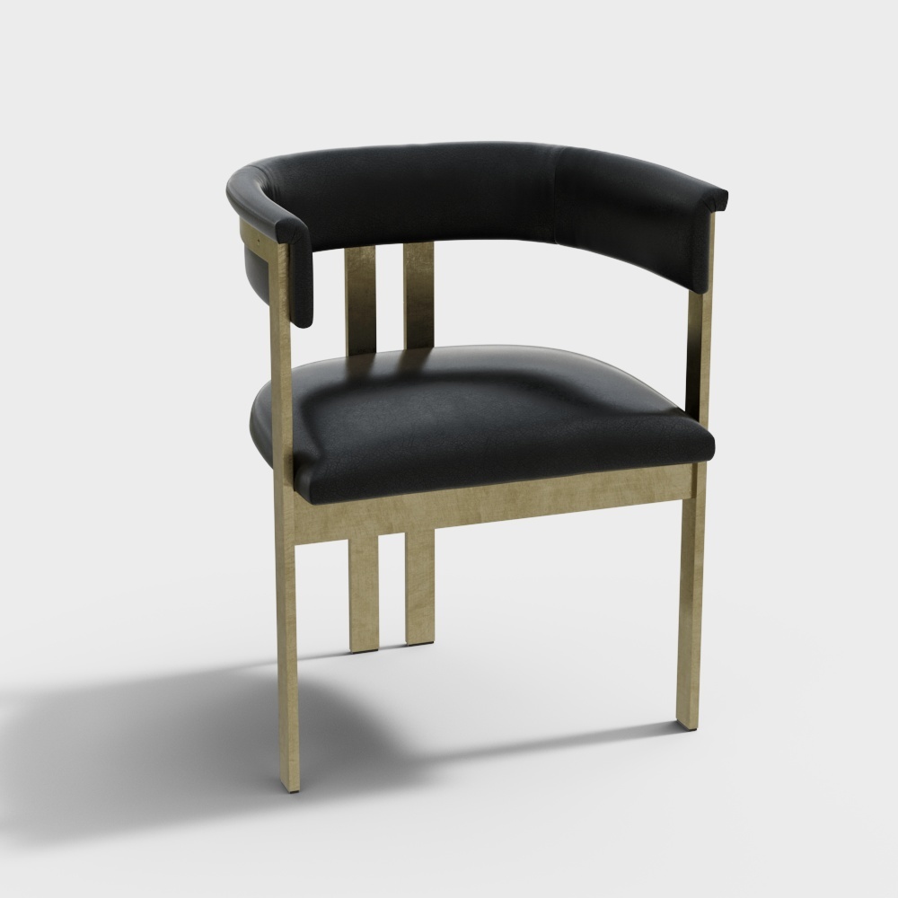 Silla de oficina negra