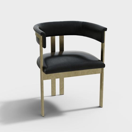 Silla de oficina negra