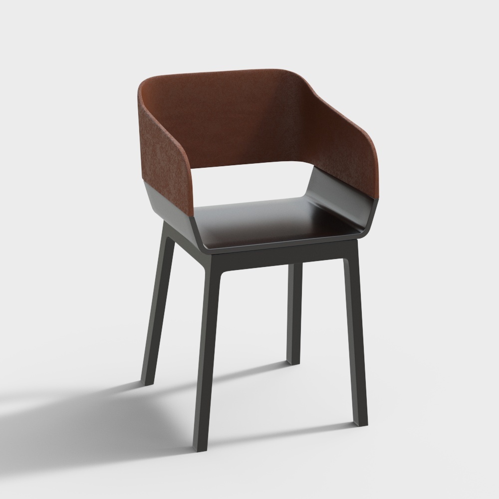 Chaise de bureau noire