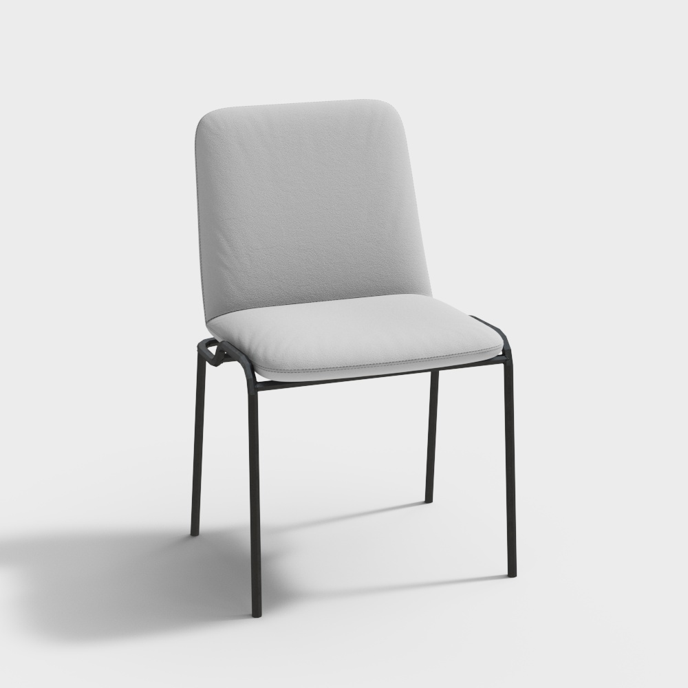 Chaise de bureau grise