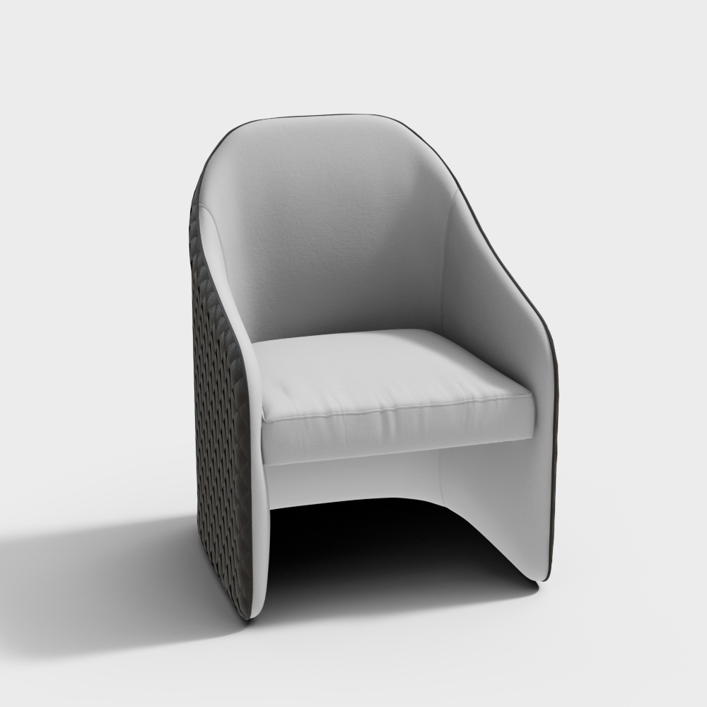 Chaise de bureau grise