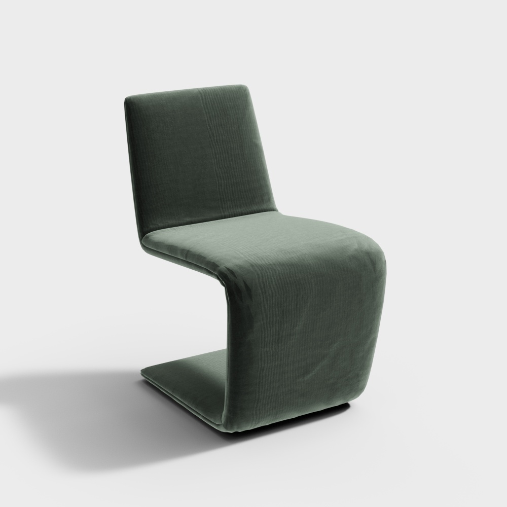 Chaise de bureau verte