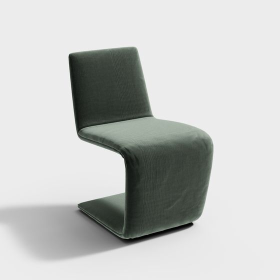 Chaise de bureau verte