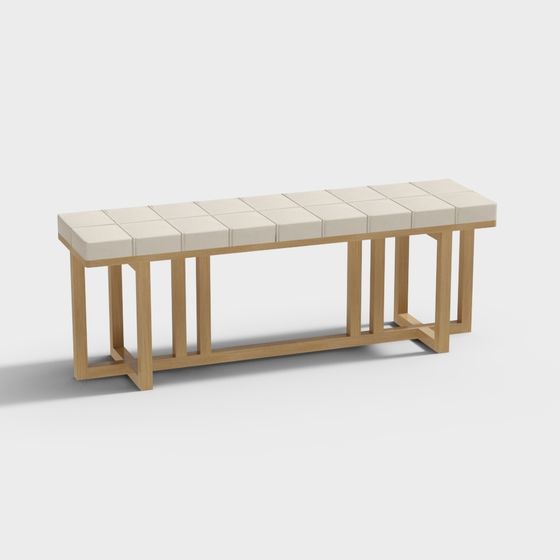 Urban Bench 3D model for Modern Designs