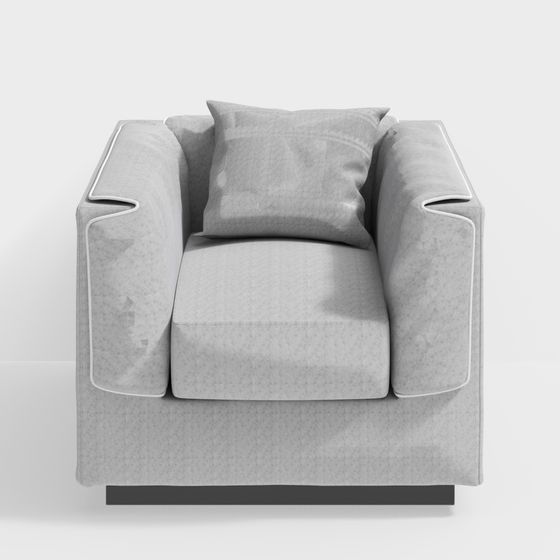 Urban Comfort 3D model Sofa for Contemporary Spaces