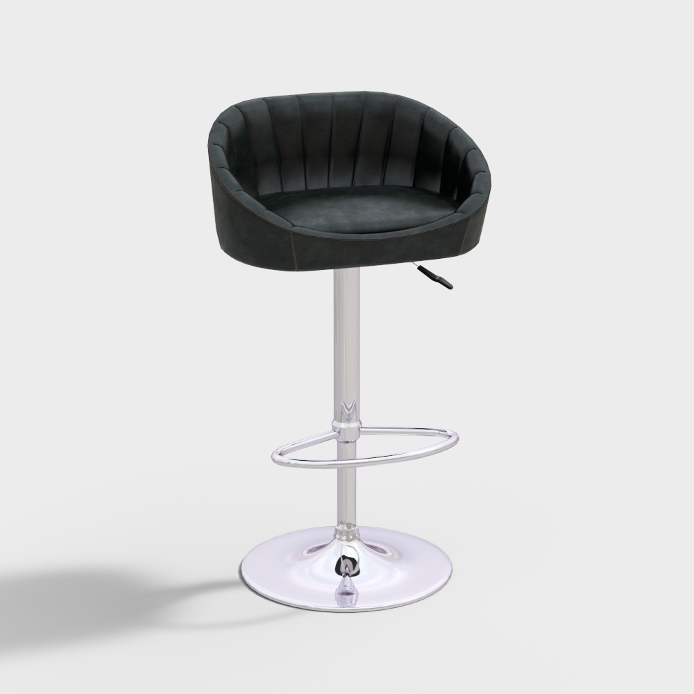 Chaise de bureau noire