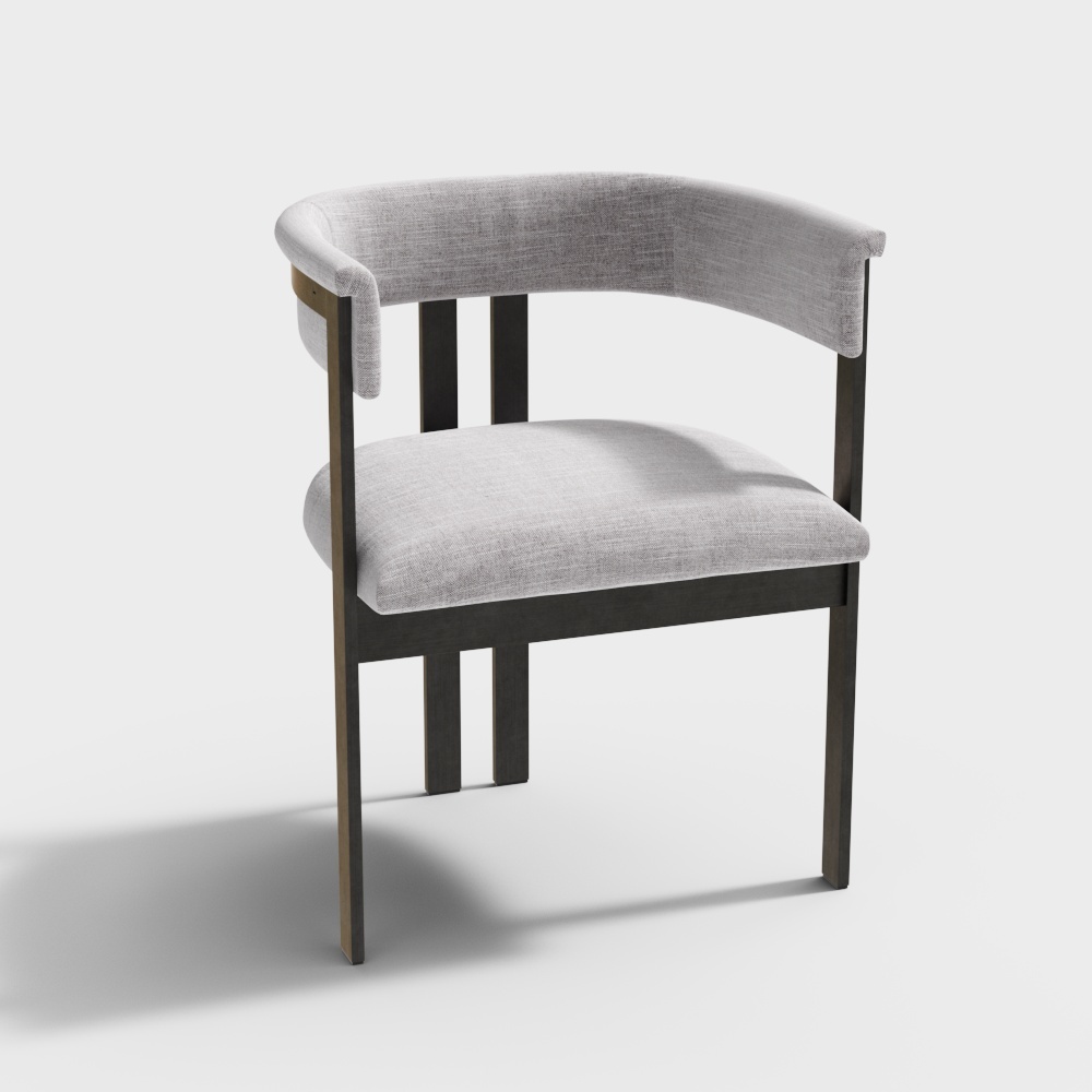 Chaise de bureau grise