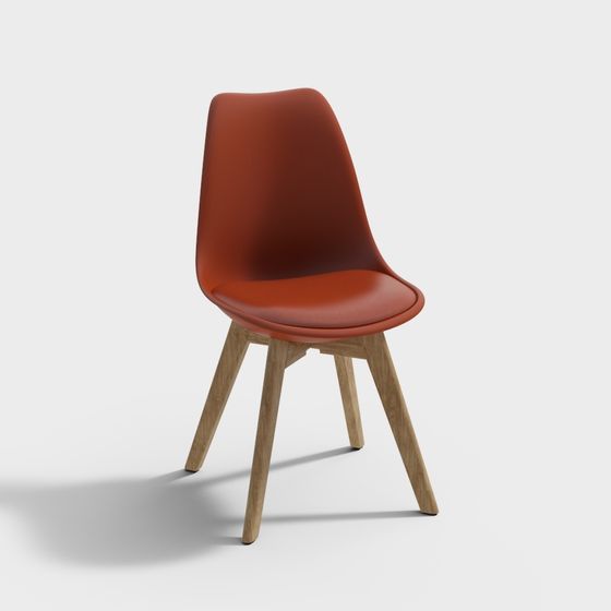 Modern Low Poly Chair 3D model