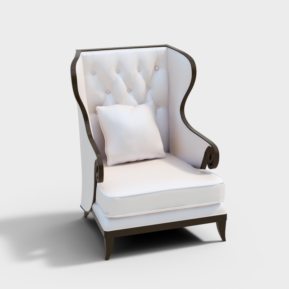 Двухместный диван из кожи Christopher Guy_нюд