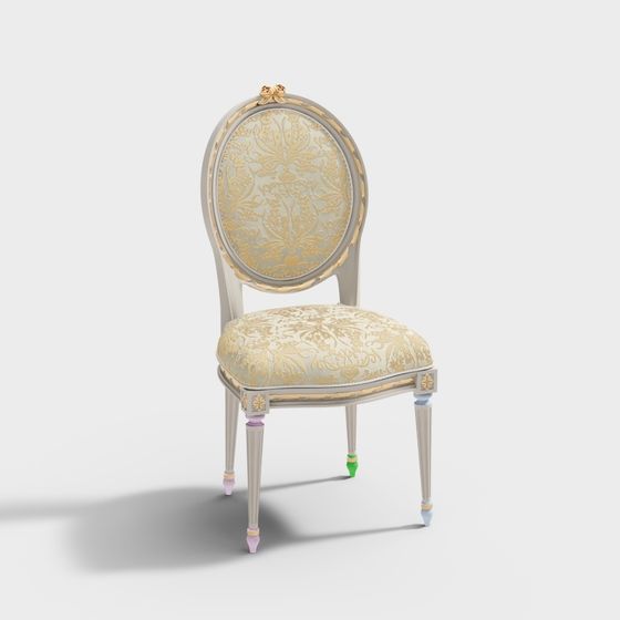 Regal Luxury Chair 3D model for Elegant Interiors